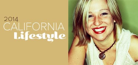 image of a girl with a tan background